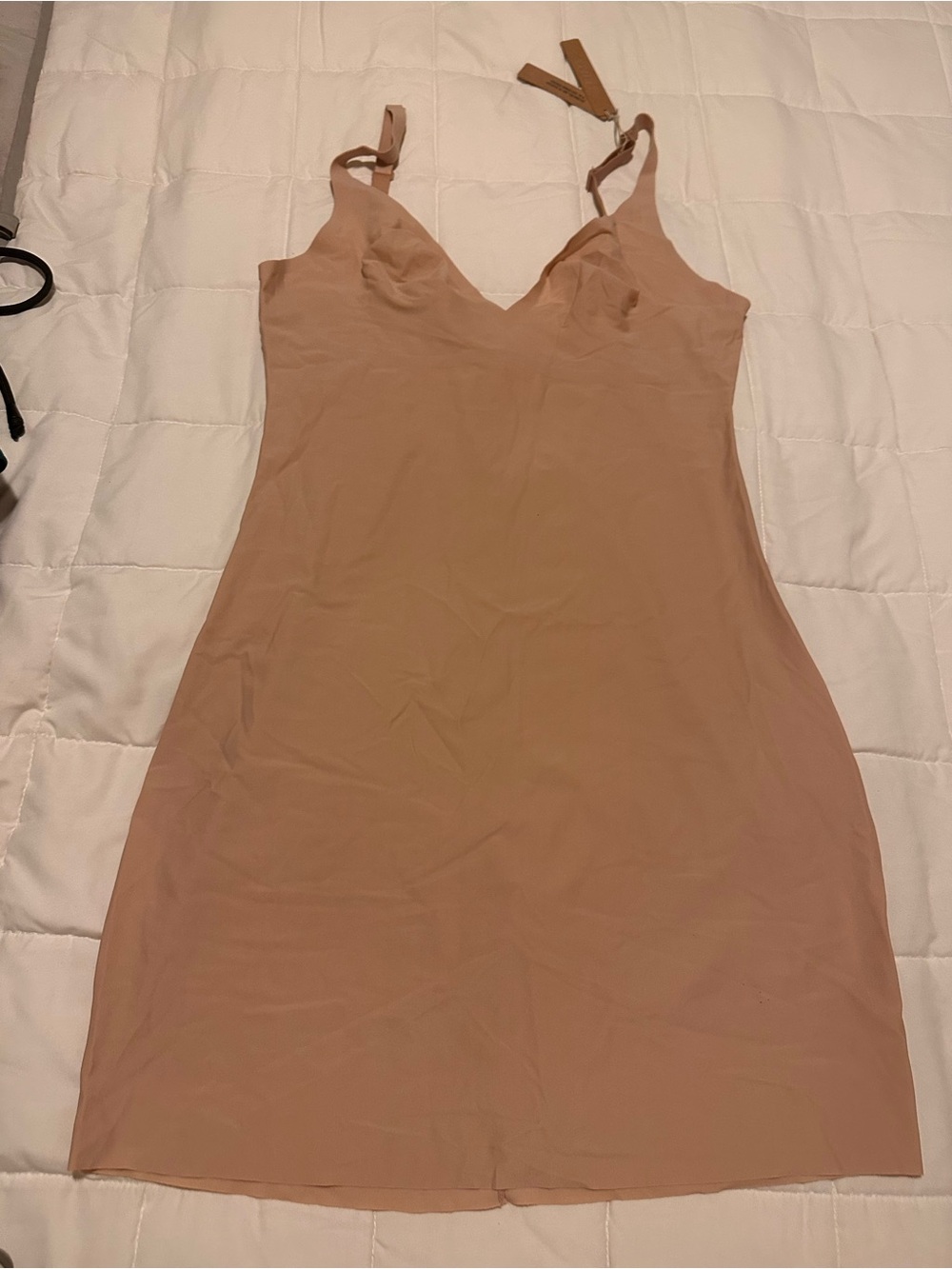 SKIMS - Nude Slip Dress - Simple V-Neck Camisole Style